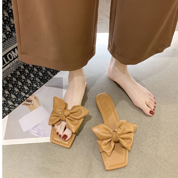 women slippers woman square toe bow sliders fashion women's casual outdoor shoes ladies 2020 summer flat female footwear, Black
women slippers woman square toe bow sliders fashion women's casual outdoor shoes ladies 2020 summer flat female footwear, Black
