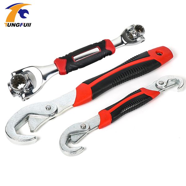 tungfull hardware tool multi-function universal wrench adjustable grip wrench set disassembly ratchet spanner hand tools
tungfull hardware tool multi-function universal wrench adjustable grip wrench set disassembly ratchet spanner hand tools