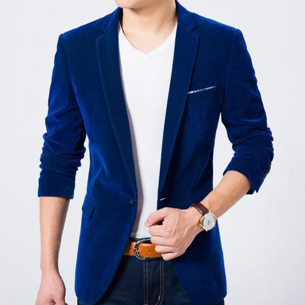 men's autumn spring mens blazers fashion leisure stage suit jacket for men singer slim fit velvet blazer in men's blazers 3xl, White;black
men's autumn spring mens blazers fashion leisure stage suit jacket for men singer slim fit velvet blazer in men's blazers 3xl, White;black