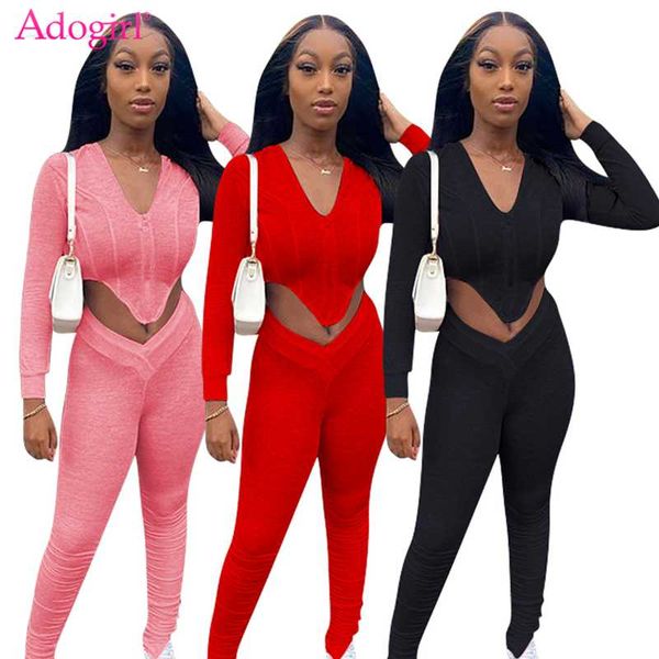 adogirl 2020 autumn women cotton jogging suit zipper long sleeve asymmetrical hoodies crop stacked pants 2 piece tracksuit, Gray
adogirl 2020 autumn women cotton jogging suit zipper long sleeve asymmetrical hoodies crop stacked pants 2 piece tracksuit, Gray