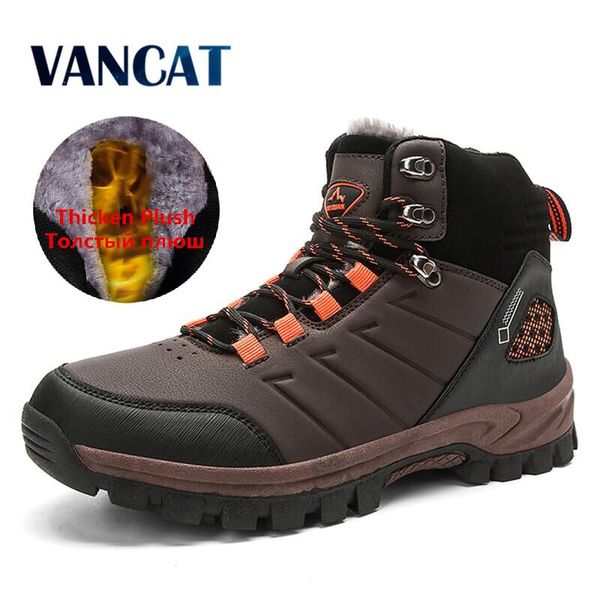 brand men's winter boots plush warm men's snow boots outdoor comfortable ankle waterproof hiking sneakers, Black
brand men's winter boots plush warm men's snow boots outdoor comfortable ankle waterproof hiking sneakers, Black