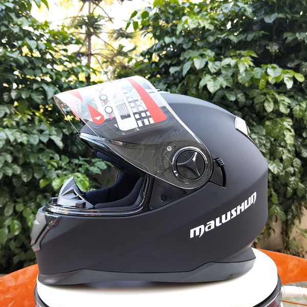 double visor inside with small sunglasses full face black motorcycle helmet abs material safety helmet for men and women
double visor inside with small sunglasses full face black motorcycle helmet abs material safety helmet for men and women