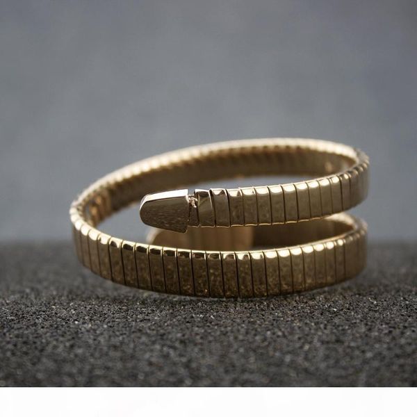 woman enamel multi-layer open bangle elasticity titanium steel snake head bangles women charms fine jewelry, Black
woman enamel multi-layer open bangle elasticity titanium steel snake head bangles women charms fine jewelry, Black