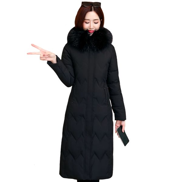 2020 winter long jacket women fur collar plus size 5xl casual thicken winter coat women parkas hooded warm cotton outwear, Black
2020 winter long jacket women fur collar plus size 5xl casual thicken winter coat women parkas hooded warm cotton outwear, Black