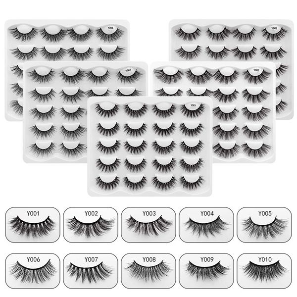 10 pairs fluffy eyelashes mink strip lashes dramatic lashes natural 3d mink hair lashes makeup false eyelashes cilios maquiagem cruelty-free
10 pairs fluffy eyelashes mink strip lashes dramatic lashes natural 3d mink hair lashes makeup false eyelashes cilios maquiagem cruelty-free