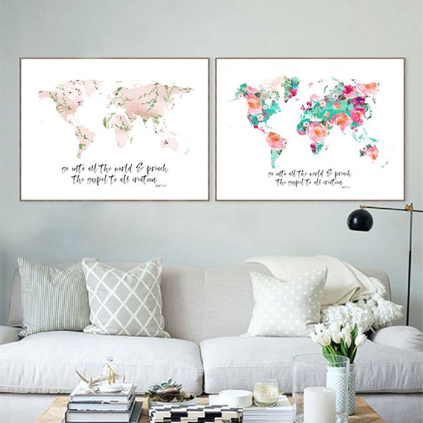 2 styles canvas painting wall posters and prints flower world map mural wall art pictures for living room dining restaurant l home decor
2 styles canvas painting wall posters and prints flower world map mural wall art pictures for living room dining restaurant l home decor