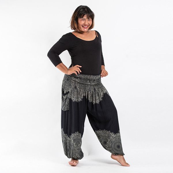 yoga outfits plus size pants long trousers digital printed sports loose big style retro bloomers elastic waist, White;red
yoga outfits plus size pants long trousers digital printed sports loose big style retro bloomers elastic waist, White;red
