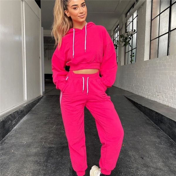 womens clothing 2 piece set fashion solid color long sleeve hooded pullover tracksuits casual women clothing, Gray
womens clothing 2 piece set fashion solid color long sleeve hooded pullover tracksuits casual women clothing, Gray