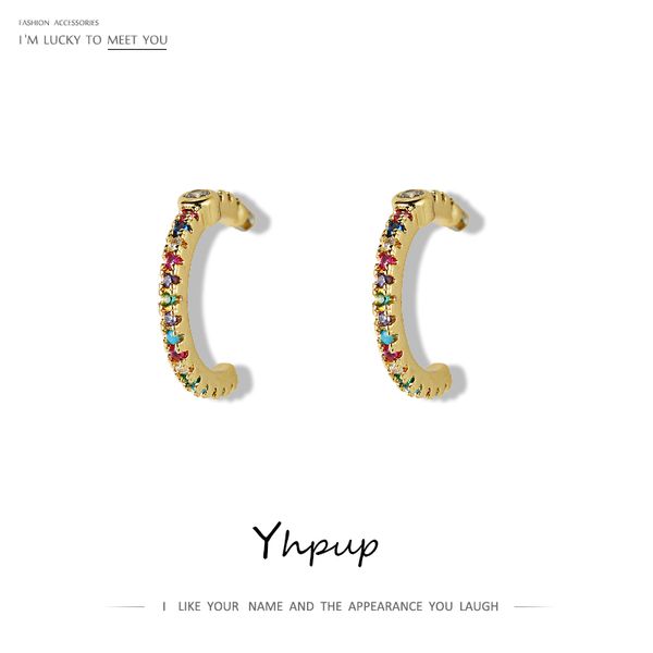 yhpup новая мода простой c образный chic роскошные серьги стержня красочные cz себе шарм ювелирных изделий для партии женщин аксессуары, Golden;silver
yhpup новая мода простой c образный chic роскошные серьги стержня красочные cz себе шарм ювелирных изделий для партии женщин аксессуары, Golden;silver