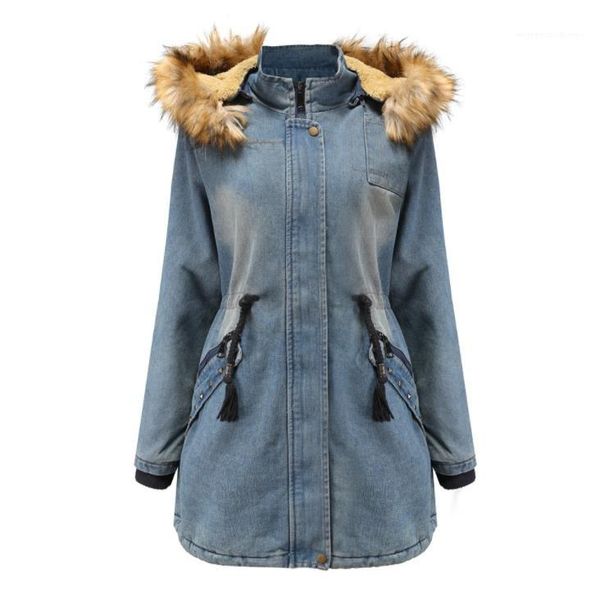 coats fashion fleece hat detachable jean coat thickened warm fleece coat casual women outerwear winter women designer, Black;brown
coats fashion fleece hat detachable jean coat thickened warm fleece coat casual women outerwear winter women designer, Black;brown