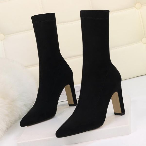 остроконечные toe sexy boots stretch сапоги на высоком каблуке для женщин моды обувь 2020 весна осень короткие пинетки женский 9см 34-42, Black
остроконечные toe sexy boots stretch сапоги на высоком каблуке для женщин моды обувь 2020 весна осень короткие пинетки женский 9см 34-42, Black