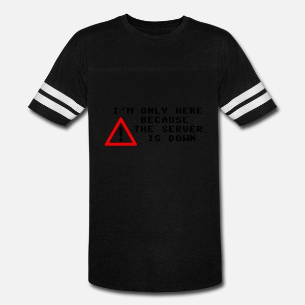 i'm only here because the server is down t shirt men cute cotton plus size 3xl pattern cute fashion summer vintage shirt
i'm only here because the server is down t shirt men cute cotton plus size 3xl pattern cute fashion summer vintage shirt