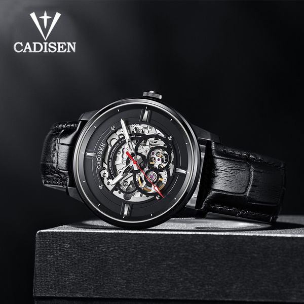 cadisen mechanical automatic watch men miyota 8n24 sport watch for men skeleton mens watches relogio masculino, Slivery;brown
cadisen mechanical automatic watch men miyota 8n24 sport watch for men skeleton mens watches relogio masculino, Slivery;brown
