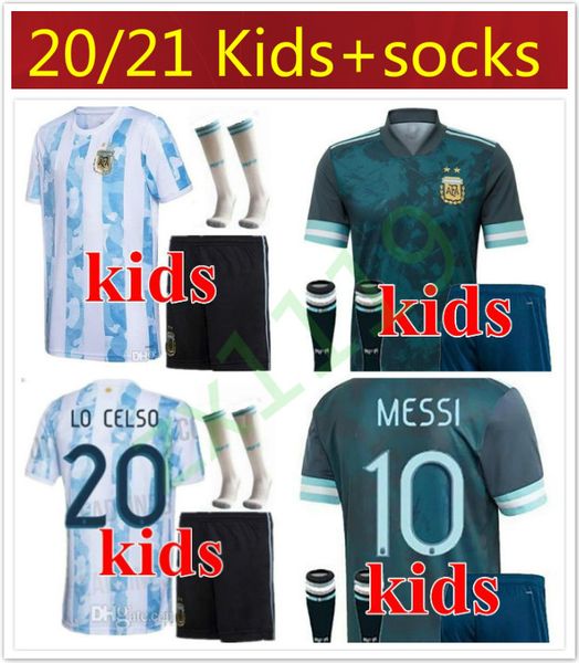 copa america 2020 2021 child argentina soccer jersey kids kits+socks 20 21 messi dybala maradona aguero di maria higuain football shirts, Black;yellow
copa america 2020 2021 child argentina soccer jersey kids kits+socks 20 21 messi dybala maradona aguero di maria higuain football shirts, Black;yellow