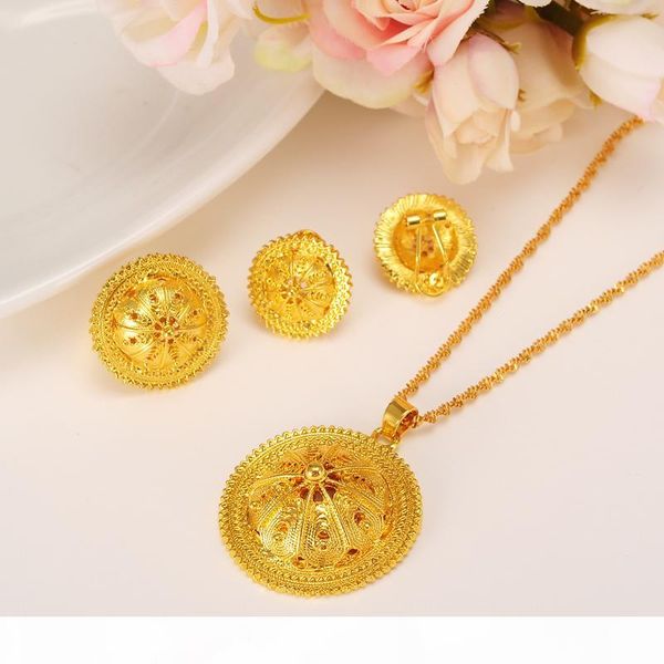 Habesha Peak Jewelry set N B E Ethiopian Bridal Wedding 14k Yellow Solid Gold Filled Pendant earrings ring wholesale
Habesha Peak Jewelry set N B E Ethiopian Bridal Wedding 14k Yellow Solid Gold Filled Pendant earrings ring wholesale