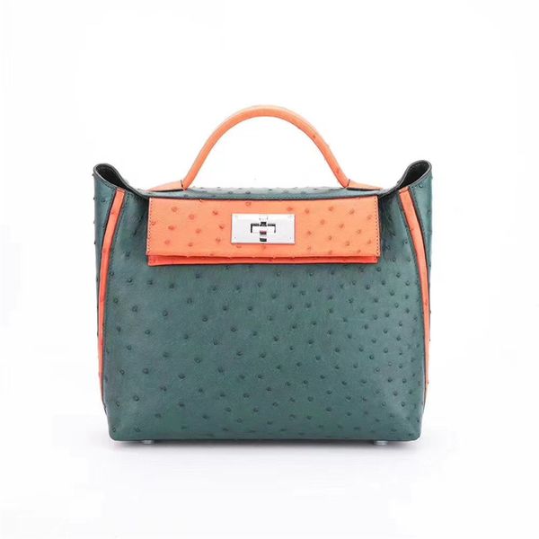 fashion design authentic real ostrich skin female handbag genuine leather dark green lady purse female single crossshoulder bag
fashion design authentic real ostrich skin female handbag genuine leather dark green lady purse female single crossshoulder bag