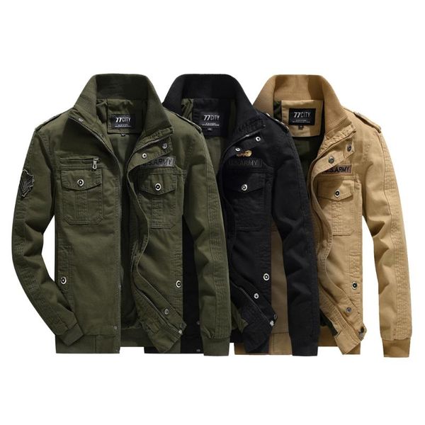 2020 jackets men spring autumn cotton windbreaker pilot coat army men's bomber jackets cargo flight maleclothes, Blue;black
2020 jackets men spring autumn cotton windbreaker pilot coat army men's bomber jackets cargo flight maleclothes, Blue;black