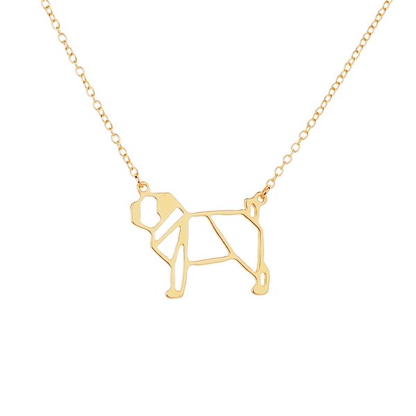 fashion origami pug necklace geometric jewelry drop ship cute dog pendant necklace animal lover gift for ladies, Silver
fashion origami pug necklace geometric jewelry drop ship cute dog pendant necklace animal lover gift for ladies, Silver