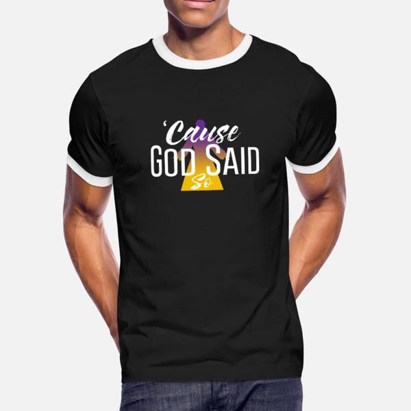 cause god said so t shirt men knitted cotton o neck pictures crazy fashion summer kawaii shirt
cause god said so t shirt men knitted cotton o neck pictures crazy fashion summer kawaii shirt