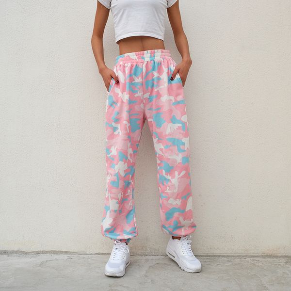 european and american 2020 summer independent station popular womens new camouflage printed casual pants ladies harem pants, Black;white
european and american 2020 summer independent station popular womens new camouflage printed casual pants ladies harem pants, Black;white