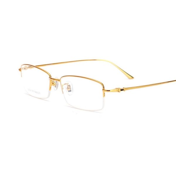 width-140 ultra-light pure titanium overall thin temple men brand half rim optical myopia eyeglasses frames male eyewear frame, Black
width-140 ultra-light pure titanium overall thin temple men brand half rim optical myopia eyeglasses frames male eyewear frame, Black