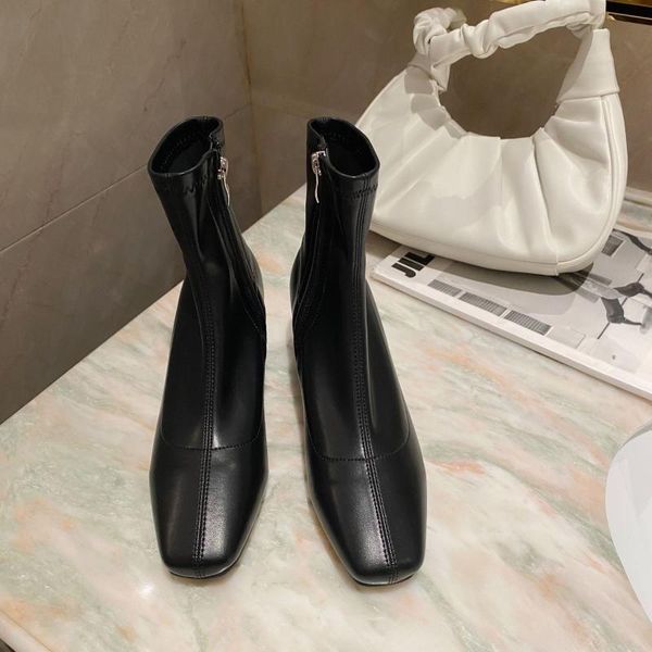 white mid-calf boots booties woman 2020 low heel women's rubber shoes rain zipper boots-women luxury designer short mid calf roc, Black
white mid-calf boots booties woman 2020 low heel women's rubber shoes rain zipper boots-women luxury designer short mid calf roc, Black