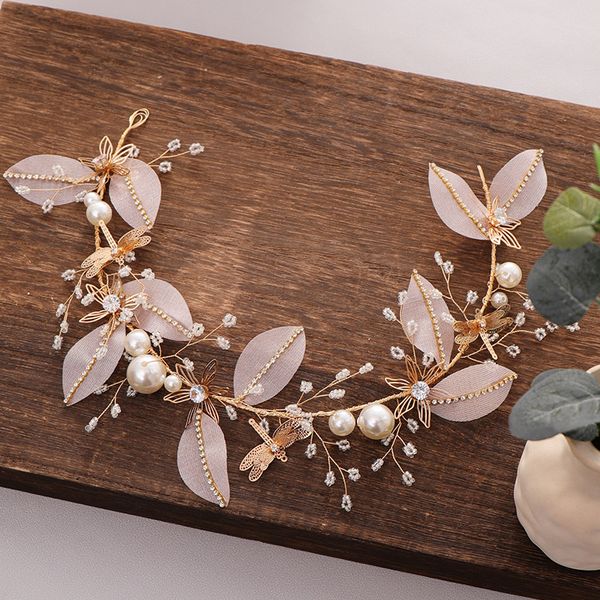 bridal handmade fairy leaf headband beautiful bridal headdress wedding hair ornament, Golden;silver
bridal handmade fairy leaf headband beautiful bridal headdress wedding hair ornament, Golden;silver