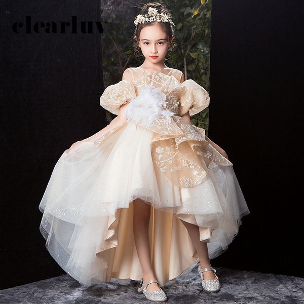 flower girl dresses for weddings b060 o-neck long kids evening dress with bow champagne sequins feathers girls princess dresses, Red;yellow
flower girl dresses for weddings b060 o-neck long kids evening dress with bow champagne sequins feathers girls princess dresses, Red;yellow