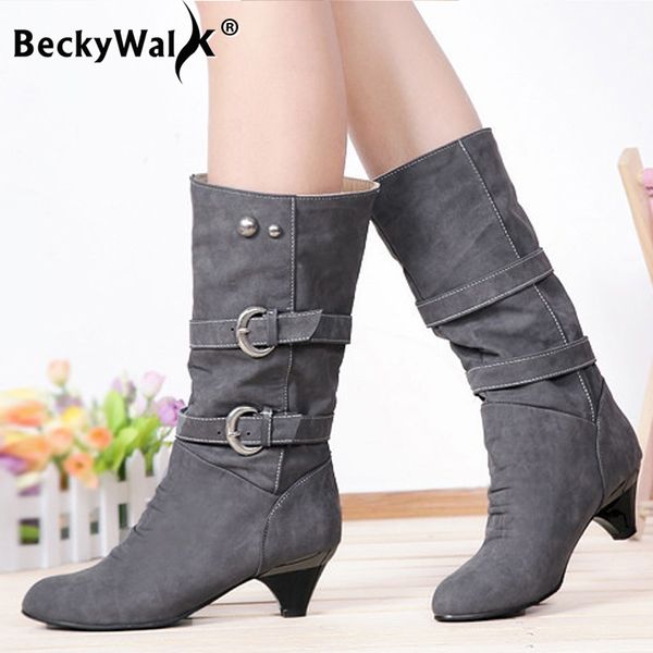 2020 new fashion women boots chunky heeled casual round toe woman shoes autumn winter mid-calf boots women with buckle wsh3476, Black
2020 new fashion women boots chunky heeled casual round toe woman shoes autumn winter mid-calf boots women with buckle wsh3476, Black