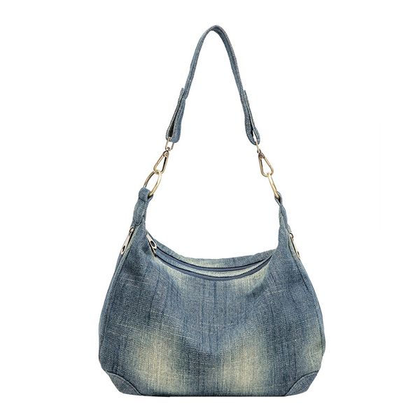 casual denim women crossbody bag double zipper female shoulder bag quality canvas ladies handbags travel bags blue bolsa
casual denim women crossbody bag double zipper female shoulder bag quality canvas ladies handbags travel bags blue bolsa