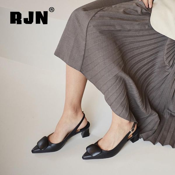 rjn new summer women's sandals pointed low heel genuine leather buckle strap women shoes casual comfortable flat sandals ro113, Black
rjn new summer women's sandals pointed low heel genuine leather buckle strap women shoes casual comfortable flat sandals ro113, Black