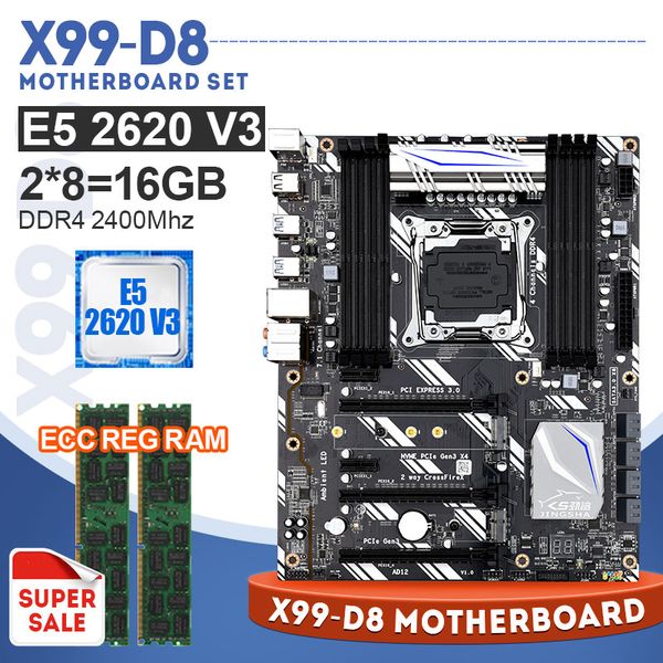 x99 d8 motherboard nvme m.2 wifi slot lga2011-3 gaming motherboard 2*8gb ddr4 2400mhz and xeon e5 2620 v3 processor
x99 d8 motherboard nvme m.2 wifi slot lga2011-3 gaming motherboard 2*8gb ddr4 2400mhz and xeon e5 2620 v3 processor