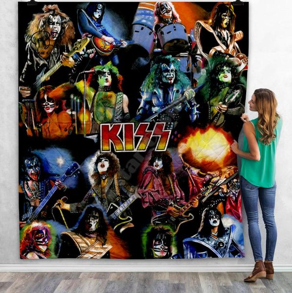 kiss rock&roll all nite party 3d quilt blanket for kids bedding throw soft warm thin blanket with cotton quilt style-5
kiss rock&roll all nite party 3d quilt blanket for kids bedding throw soft warm thin blanket with cotton quilt style-5
