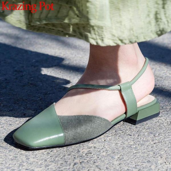 krazing pot summer sandals cow leather square toe low heels high fashion beauty lady vacation dating wear brand shoes women l34, Black
krazing pot summer sandals cow leather square toe low heels high fashion beauty lady vacation dating wear brand shoes women l34, Black