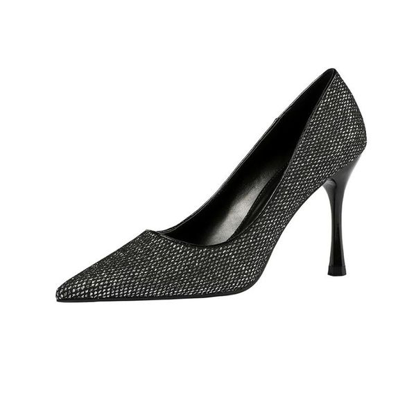 9.5cm pumps 2020 style nightclub thin high heels women's shoes thin heels high fashion shine sequins single shoes, Black
9.5cm pumps 2020 style nightclub thin high heels women's shoes thin heels high fashion shine sequins single shoes, Black