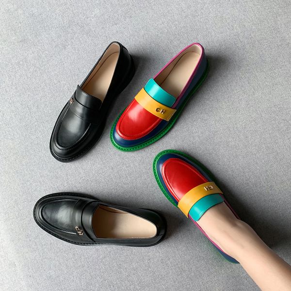 women flat shoes 2020 genuine leather round toe flats platform brogues ladies summer woman gladiator flat rubber sole shoes, Black
women flat shoes 2020 genuine leather round toe flats platform brogues ladies summer woman gladiator flat rubber sole shoes, Black