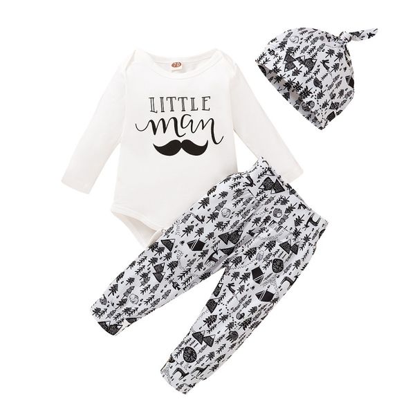 newborn baby girls boys clothes set autumn long sleeve letters print romper trousers hat 3pcs clothing suit outfits 0-18m5, White
newborn baby girls boys clothes set autumn long sleeve letters print romper trousers hat 3pcs clothing suit outfits 0-18m5, White