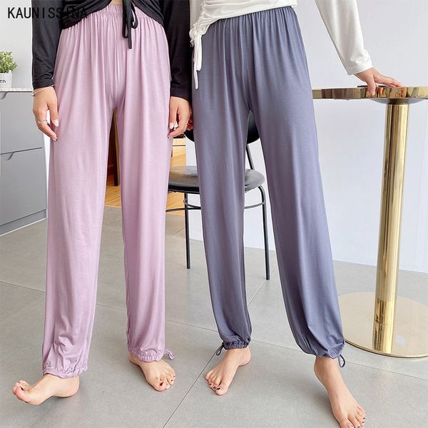 new summer modal thin home pants women sleep bottoms elastic casual pajama pants plus size sleepwear female lounge trousers, Black;red
new summer modal thin home pants women sleep bottoms elastic casual pajama pants plus size sleepwear female lounge trousers, Black;red