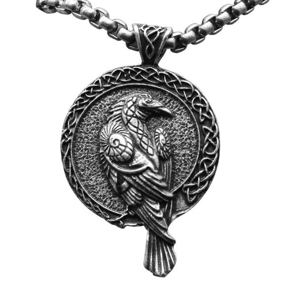 fashion durable norse talisman men necklace cool jewelry crow raven pendant zinc alloy craft casual accessories gifts bird, Silver
fashion durable norse talisman men necklace cool jewelry crow raven pendant zinc alloy craft casual accessories gifts bird, Silver