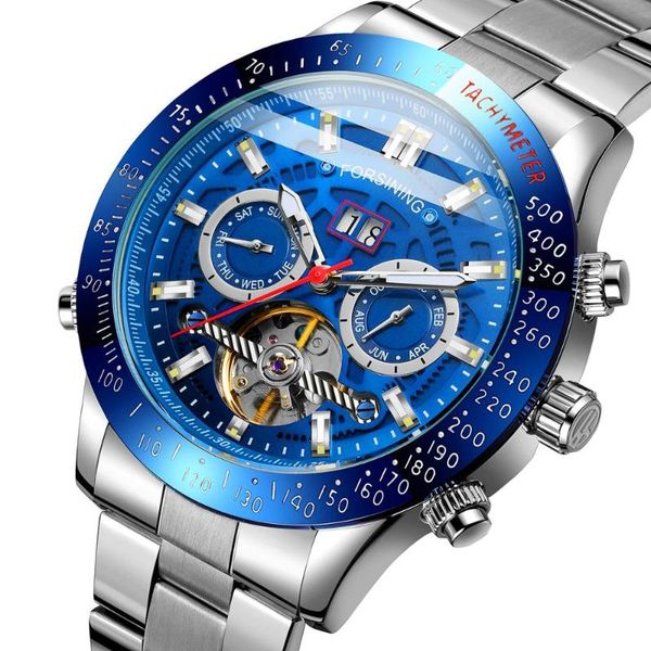 male mechanical watches automatic multifunction tourbillon date steel men watch, Slivery;brown
male mechanical watches automatic multifunction tourbillon date steel men watch, Slivery;brown