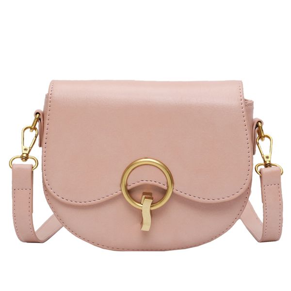 fashion solid color semi round women's shoulder messenger bag round lock crossbody bags for women bolsos mujer
fashion solid color semi round women's shoulder messenger bag round lock crossbody bags for women bolsos mujer