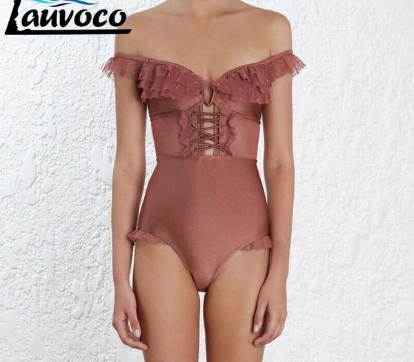off shoulder swimwear women one piece swimsuit lace mesh bodysuit ruffle solid push up bathing suit femme cut out beachwear mx200613, White;black
off shoulder swimwear women one piece swimsuit lace mesh bodysuit ruffle solid push up bathing suit femme cut out beachwear mx200613, White;black