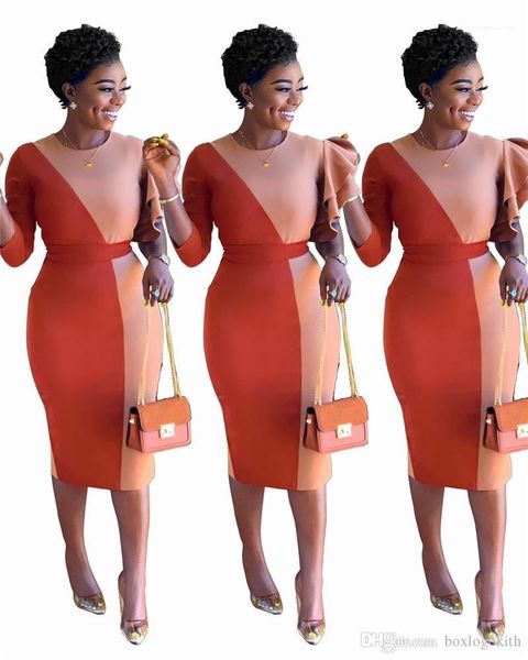 side long sleeved crew neck bodycon dresses womens party dresses elegant evening formal dresses autumn two-colors panelled slim one, White;black
side long sleeved crew neck bodycon dresses womens party dresses elegant evening formal dresses autumn two-colors panelled slim one, White;black