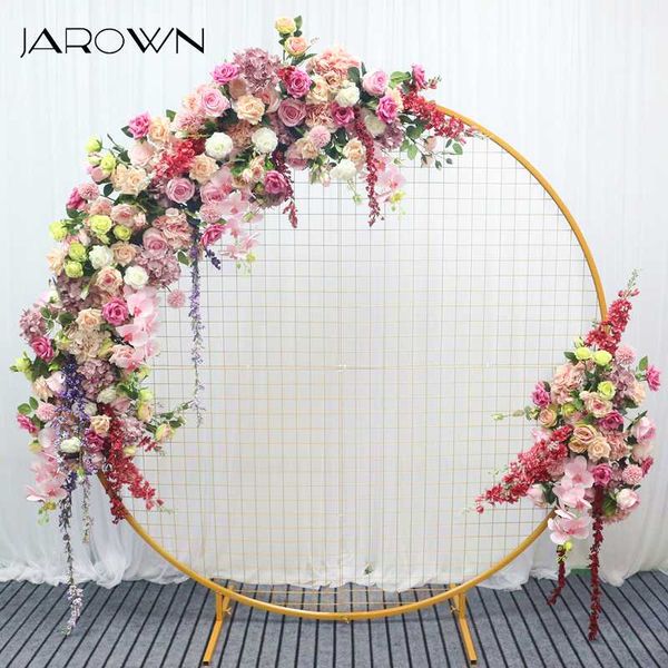 jarown wedding flower arch decor artificial rose flower wrought iron stand fake row wedding background party decoration
jarown wedding flower arch decor artificial rose flower wrought iron stand fake row wedding background party decoration