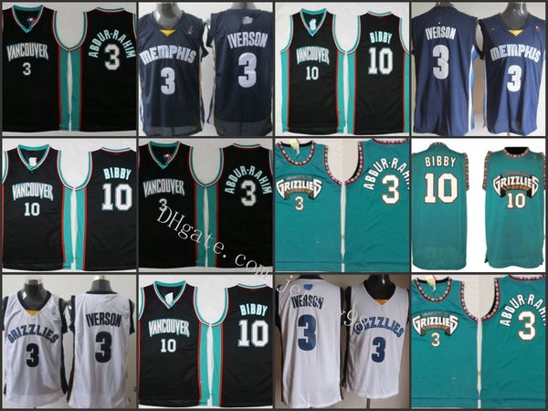 memphis grizzlies black #10 mike bibby #3 shareef abdurred nba men green jersey
memphis grizzlies black #10 mike bibby #3 shareef abdurred nba men green jersey