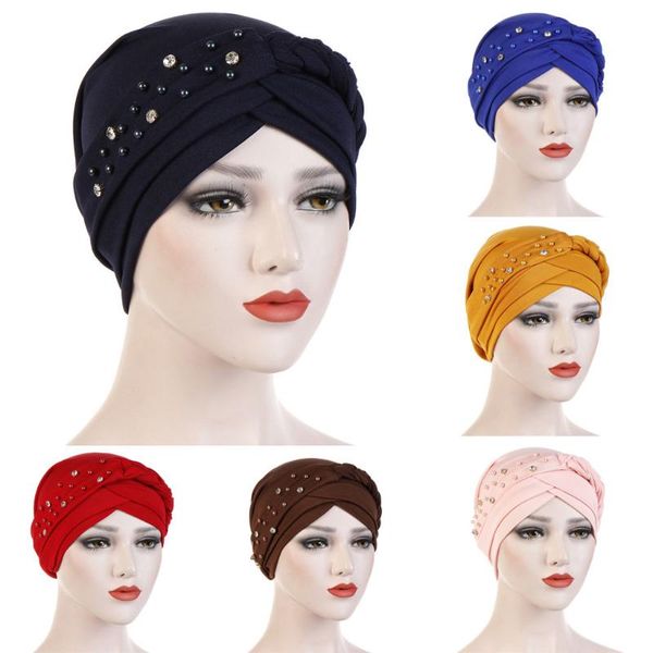 2020 women casual muslim ruffle turban wrap cap india beading beanie hat turban à volants, Blue;gray
2020 women casual muslim ruffle turban wrap cap india beading beanie hat turban à volants, Blue;gray
