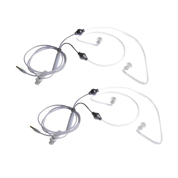 2x 3.5mm wired dual stereo acoustic hollow air tube earpiece earbuds headset for gaming sports
2x 3.5mm wired dual stereo acoustic hollow air tube earpiece earbuds headset for gaming sports