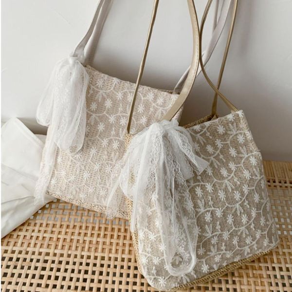 summer straw woven women bag beach bag fashion lace woven shoulder bucket
summer straw woven women bag beach bag fashion lace woven shoulder bucket
