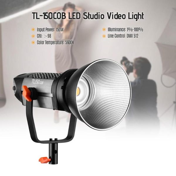 flash heads tl-150cob studio led light pography lamp video lighting 150w high power 3200k/5600k dimmable brightness remote control
flash heads tl-150cob studio led light pography lamp video lighting 150w high power 3200k/5600k dimmable brightness remote control