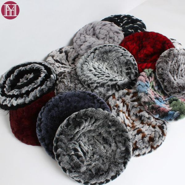 berets winter women 100% natural real rex fur cap striped genuine lady warm knit authentic hats, Blue;gray
berets winter women 100% natural real rex fur cap striped genuine lady warm knit authentic hats, Blue;gray